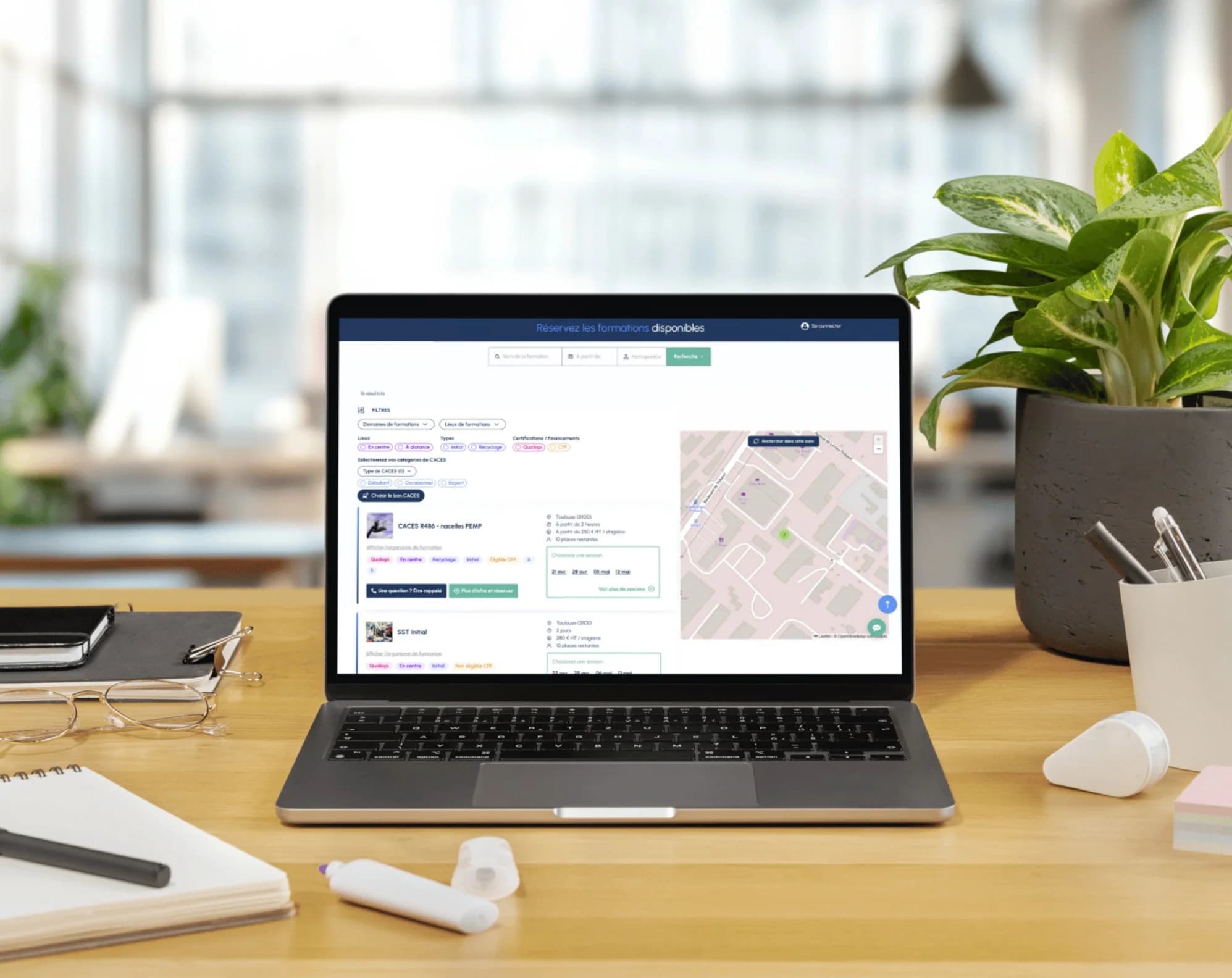 outil de réservation